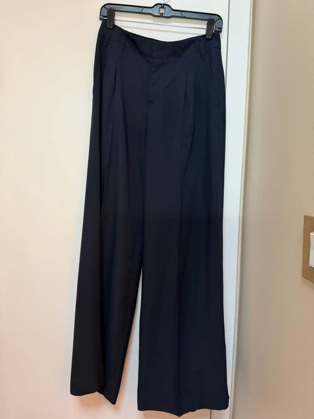Vince Navy Wide-Leg Trouser